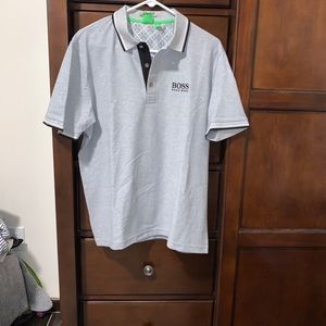 Hugo boss grey Golf polo